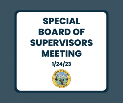 Special Board Meeting on 1/24.