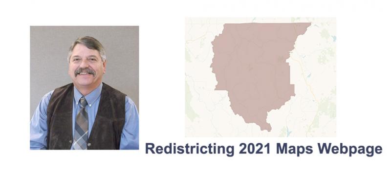 Supervisor Haupt and Map of his District