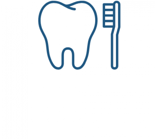 tooth and toothbrush