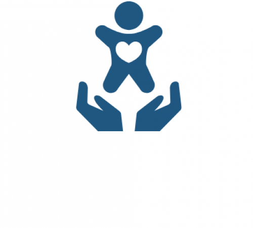 hands holding baby icon