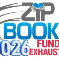 Zip Books Exhausted 2026 Logo