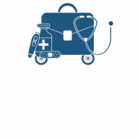 Medical bag on wheels