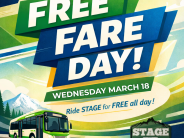3-18-26 STAGE Free Fare Day Flyer