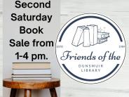 Dunsmuir Library Second Saturday Book Sale from 1-4 pm.