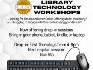 Technology workshops at the Mount Shasta Library First Thursdays from 4-6pm