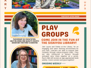 Play group at the Yreka Library wednesdays from 11 to 12 p m 