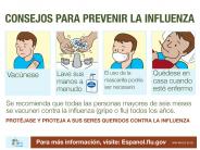 flyer promotion flu prevention tips in english