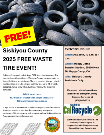 Happy Camp Tire Flyer