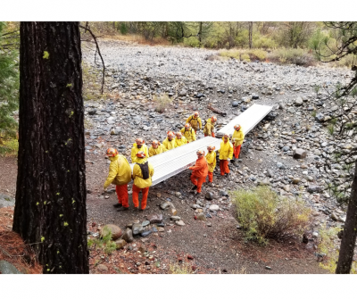Lake Siskiyou Delta Bridge Removal image Lake Siskiyou Delta Bridge Removal image
