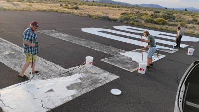 Crater Lake Flyers 99s Painting