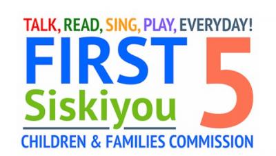 Five Five Siskiyou Logo - Talk, Read, Sing, Play, Every Day