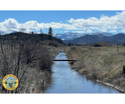 Scott Valley Ditch Infiltration Image - Giuliano C. Galdi - UC Cooperative Extension