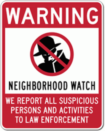 Neighborhood Watch Sign