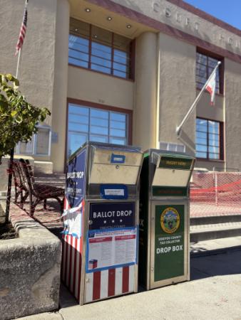 Tax Collector Secured Drop Box