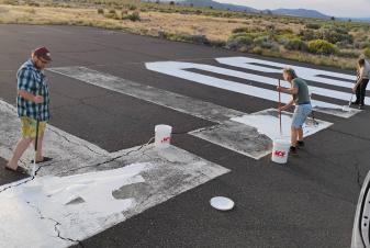 Crater Lake Flyers 99s Painting