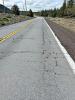 Photo 2 of pavement on Big Springs Road